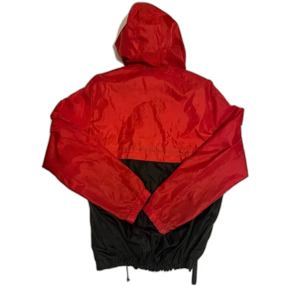 Active USA Red and Black Windbreaker with Hood